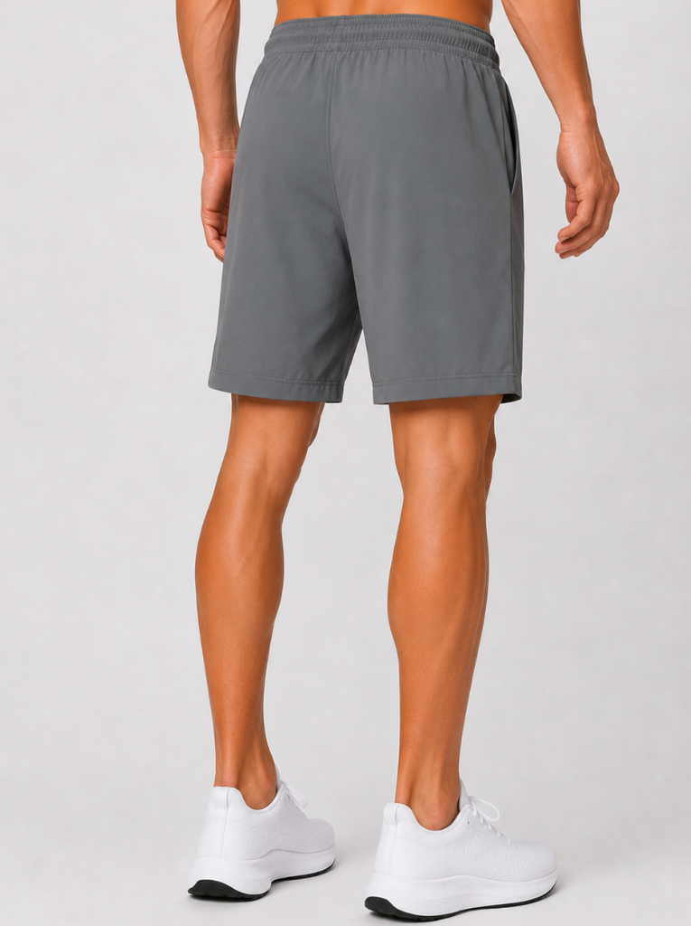 Men’s Relaxed Fit Sports Shorts – Dark Grey - Image 4