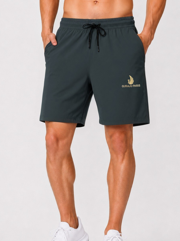 Men’s Relaxed Fit Sports Shorts – Charcoal Grey