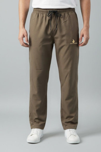 Men’s Khaki Check Terry Plain Lower
