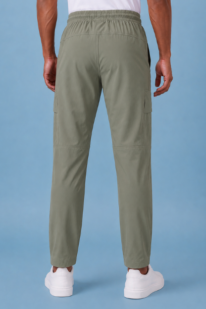 Men’s Light Olive NS Check Cargo - Image 4